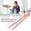 2PCS Nylon Drumsticks for Percussion, Red Portable Replacement Drums 4