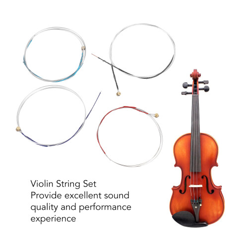 4PCS Stainless Steel Violin Strings Replacement Professional Accessories 2