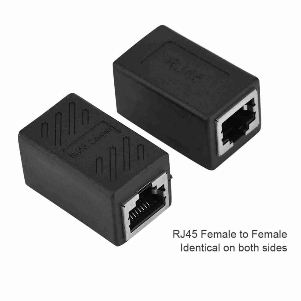 2X Rj45 Female Coupler Ethernet Extender 7340572575920