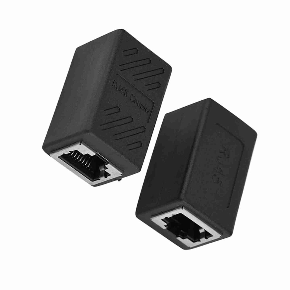 2X Rj45 Female Coupler Ethernet Extender 7340572625601