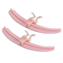 Washable Silicone Eyelash Separator Tool, Reusable Pink for Lash Extensions