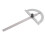 0-180 Degree Angle Finder Protractor Carbon Steel Woodworking Ruler Tool 9