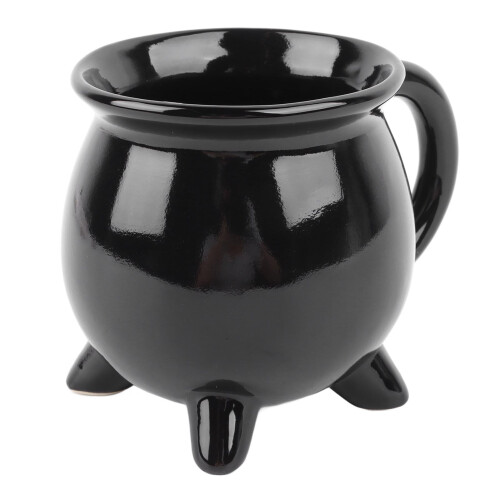 Witches Cauldron Mug 300ml 11.9oz Black Sealed