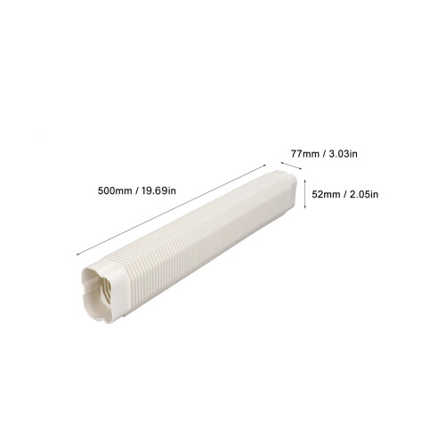 Mode 415 PVC Universal Hose for 1-5 HP A/C, White 1