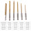 6PCS Alloy Serrated Drill Bit Set, Straight Hex Shank, Storage Box 2