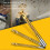6PCS Alloy Serrated Drill Bit Set, Straight Hex Shank, Storage Box 6