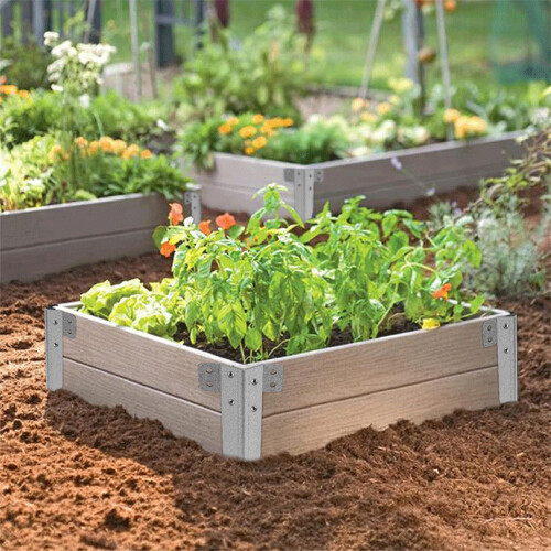 Rust-Free Metal Garden Fence Posts - 50cm 2