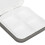Portable Medicine Box Timer, 4 Compartments Grey 12