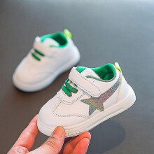 (19 insole 13cm, Green) Kid Baby First Walkers Shoes