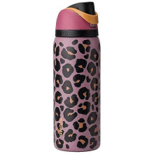 (24oz) Owala Jungle Stroll Pink Leopard 24oz/32oz Stainless Steel FreeSip Water Bottle Gift B