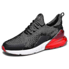 (BlackRed, 38) Mens Air Sports Running Shoes Breathable Sneakers 270