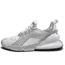 (White, 38) Mens Air Sports Running Shoes Breathable Sneakers 270