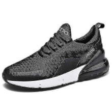 (BlackWhite, 38) Mens Air Sports Running Shoes Breathable Sneakers 270