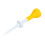 5 pcs Yellow Rubber Golf Tees, Smooth Surface, 36g, Training Kit 10