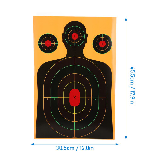 10Pcs 12x18 White Shooting Targets Coated Paper 1