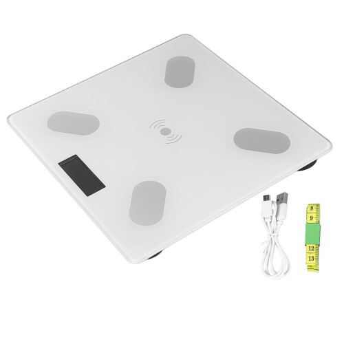 Digital Weight Scale 26x26 cm White 150mAh CR2032 2