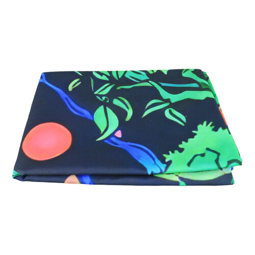 Blacklight Eye Pattern Tapestry 200x150cm Fluorescent UV Reactive Polyester
