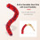 Durable Sax Neck Cleaner with Bendable Steel Wire Protective Rubber High Quality 8