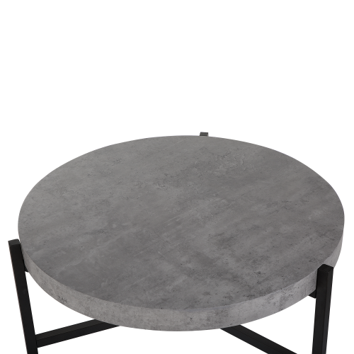 Beliani Coffee Table BONITA Grey Concrete Effect 1