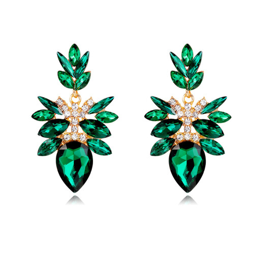 (C) Shiny Leaf Dangle Earrings - Luxe Gift for Women 2
