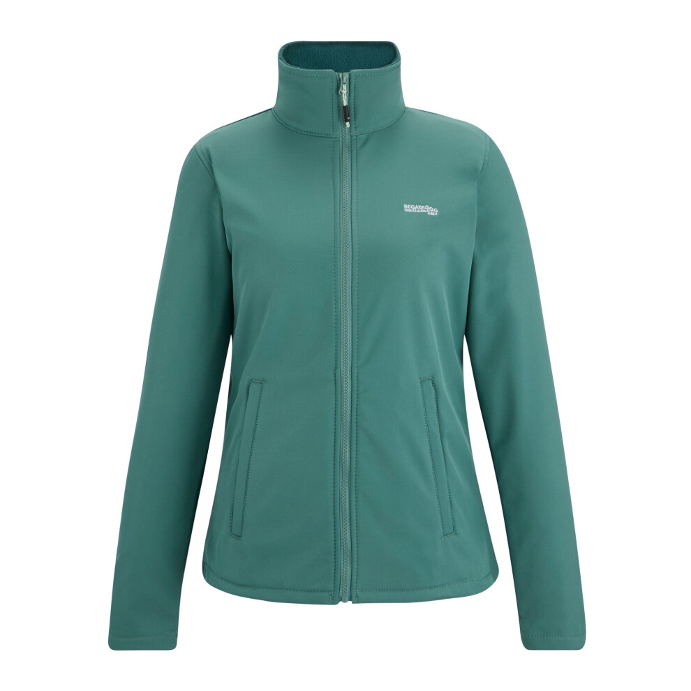 Regatta (20 Uk, Ivy Moss) Womens/Ladies Connie V Softshell Walking Jacket Multicoloured