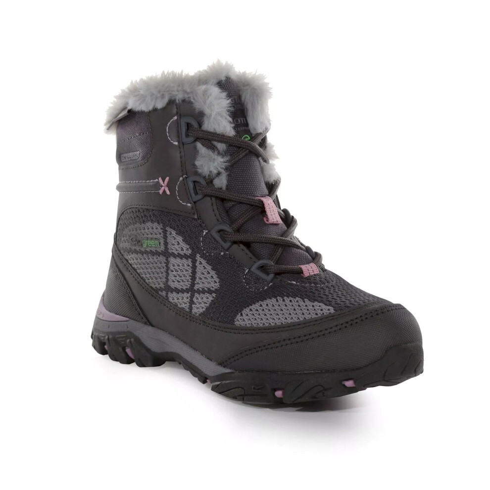 Regatta (9 Uk Child, Granite/Fragrant Lilac) Childrens/Kids Hawthorn Evo Walking Boots