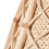 Beliani Christmas Tree Collar AVENT 50 cm Rattan Natural 6