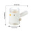 (White) Measuring Glass Salt Shaker - Kitchen Storage 4