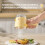 (Yellow) Measuring Glass Salt Shaker - Kitchen Storage 2