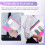 12Pack A4 Plastic File Folder,Expandable A4 Expandable Punched Pockets for A4 Folders,with Snap Closure and Label Pocket 1