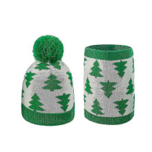 Knitted Baby Hat Scarf Suit Winter Warm Beanie for Boys And Girls