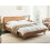 Beliani Bed WIZERNES 160 x 200 cm (EU King Size) Light Oak 4