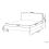 Beliani Bed WIZERNES 160 x 200 cm (EU King Size) Light Oak 5