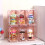 (Pink) \"Acrylic Display Case for Action Figures - Free Standing\" 2
