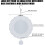 10 Pacotes de Espaços em Branco para Girador de Vento de Sublimação de Alumínio de 10 Polegadas, Enfeites de Artesanato DIY para Jardim Interno e 7