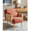 Beliani Armchair ORUM Fabric Orange 2