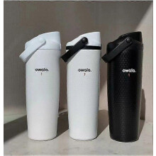 (White1) Owala Fairways For Days FreeSip Sway Golf Water Bottle 30oz B