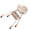 Sakura Pink Height-Adjustable High Chair with Tray 4
