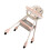 Sakura Pink Height-Adjustable High Chair with Tray 8