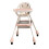 Sakura Pink Height-Adjustable High Chair with Tray 10