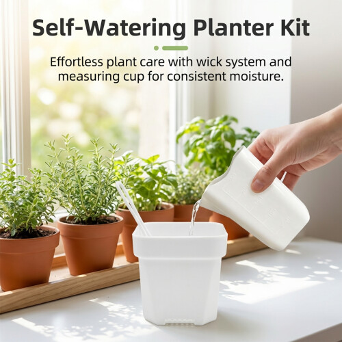 (12pcs) 12-Pack Self-Watering Succulent Starter Kit 1