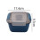 Plastic Lunchbox Lunchbox met Vorksausdoos, Magnetron Picknickdoos Salade Fruit Conservering-A 7