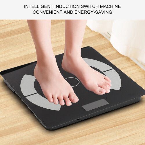 Digital Smart Scale, Body Fat Analyzer, Bluetooth, Rechargeable 2
