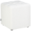 Beliani Pouffe KANSAS Boucle White 4