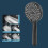 ABS High-Pressure Handheld Shower Head 173g 6