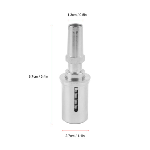 Trombone Pressure Relief Valve Brass Silver 1