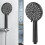 ABS Detachable Handheld Shower Head - Lightweight Bathroom Sprayer 15