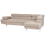 Beliani Corner Sofa 5 Seater NORREA Fabric Beige Left Hand 4