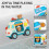 (HE8064) Foam Ice Cream Maker Bath Toy for Babies 3