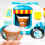 (HE8064) Foam Ice Cream Maker Bath Toy for Babies 4
